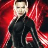 Black Widow Scarlett Johansson paint by number