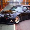 Black Mazda Mx5 Car paint by numbers