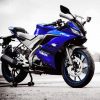 Blue Yamaha R15 V3 paint by number