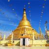 Botataung Kyaik Dae Ap Sandaw Oo Pagoda Yangon paint by number