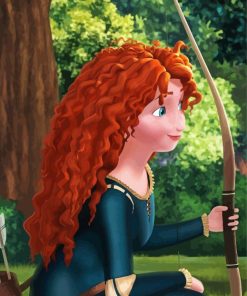 Brave Merida paint by numbers