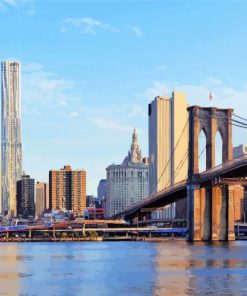Brooklyn Bridge New York paint by numbers