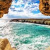 Cape Greco Cyprus paint by number
