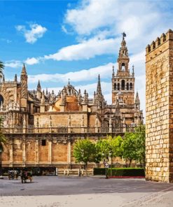 Catedral de Sevilla paint by number