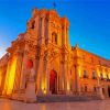Cathedral Of Syracuse Sicilia paint by number