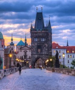 Charles Bridge Prague paint by number