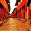 Chinese Traditional Alley paint by number