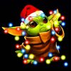 Christmas Baby Yoda Anime paint by numbers