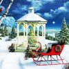 Christmas Gazebo paint by numbers