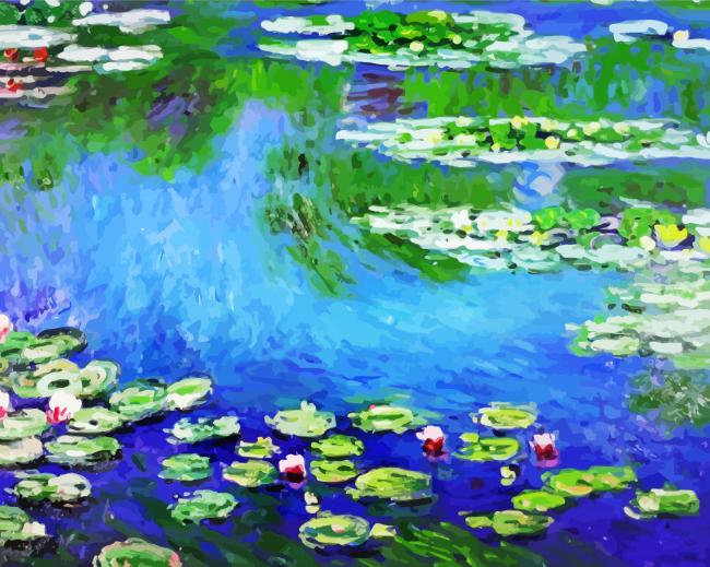 Claude Monet Water Lillies paint by numbers