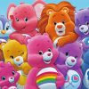 Colorful Carebears paint by numbers