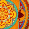 Colorful Mandala paint by numbers