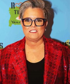 Comedian Rosie Odonnell paint by number