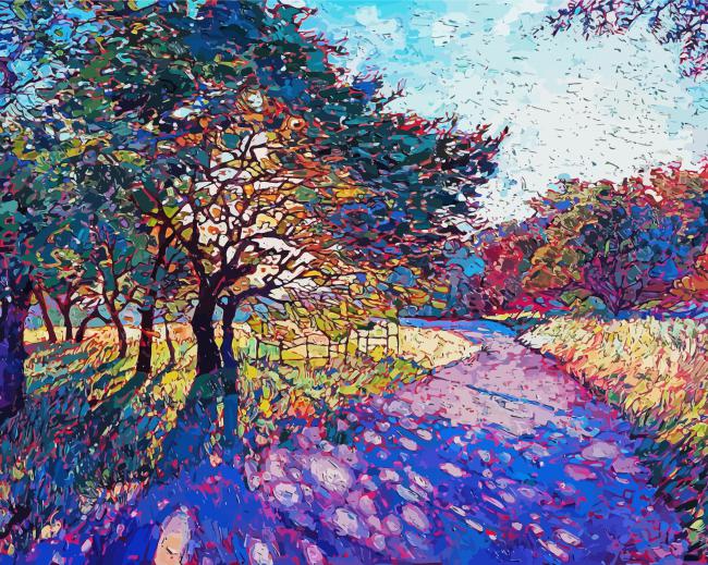 Crystal Path Art paint by numbers