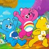 Cute Carebears paint by numbers