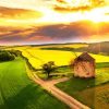 Czechia Moravia Landscape paint by numbers