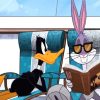 Daffy Duck And Bugs Bunny On Trip paint by numbers