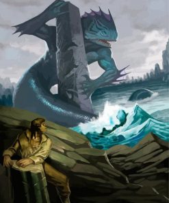 Fantasy Dagon Art paint by numbers