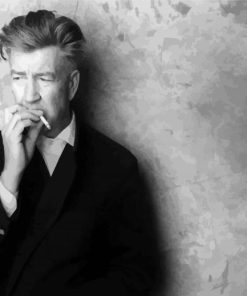 David Lynch Smoking paint by numbers