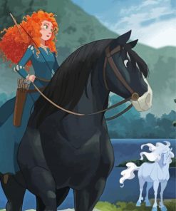 Disney Brave Merida paint by numbers