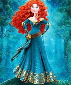 Disney Merida paint by numbers