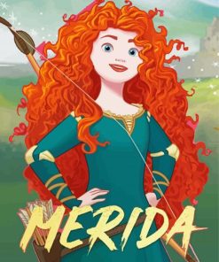 Disney Princess Merida paint by numbers