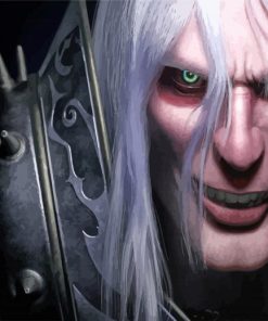 Evil Arthas Menethil paint by number