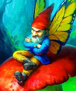 Fantasy Gnome paint by number