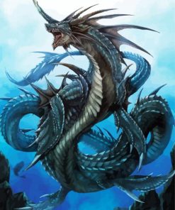 Fantasy Leviathan Art paint by numbers