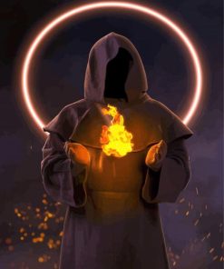 Fantasy Pyrokinesis paint by numbers