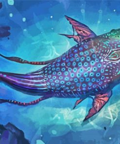 Fantasy Whale Shark Fish paint by number