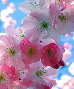 Fina Blommor paint by number