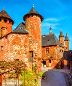 France Collonges La Rouge paint by numbers