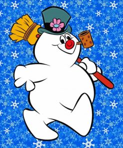 Frosty The Snowman paint by numbers