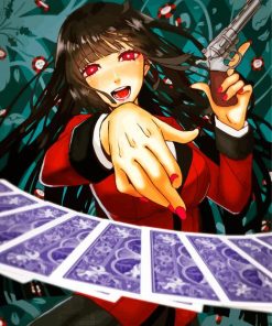 Gambler Yumeko Jabami Kakegurui paint by number