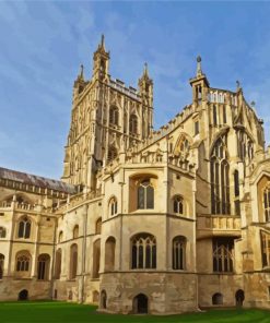 Gloucester Cathedral paint by numbers