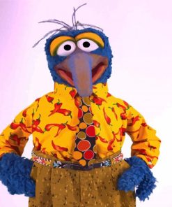 Gonzo Muppet paint by numbers