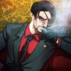 Goro Majima Smoking paint by numbers