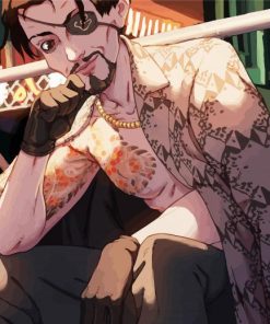 Goro Majima Yakuza Video Game paint by numbers