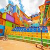 Guatape Colorful Houses paint by number