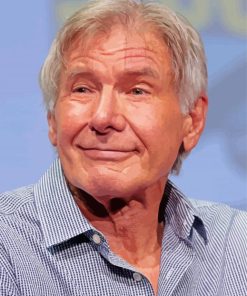 Harrison Ford Actor Celebrity paint by numbers