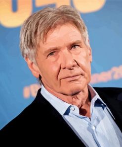 Harrison Ford Actor paint by numbers