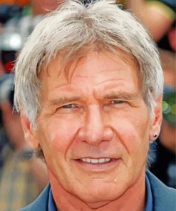 Harrison Ford Face paint by numbers