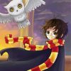 Harrty Potter And Hedwig paint by number