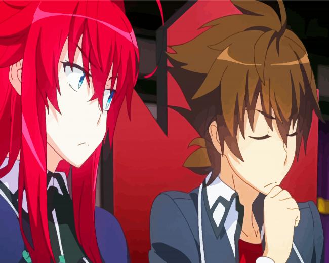 High School DxD Anime paint by numbers