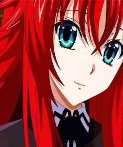 High School DxD Rias Gremory paint by numbers