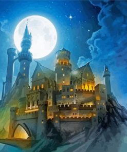 Hogwarts Castle paint by number