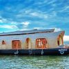 Houseboat In The Sea paint by numbers