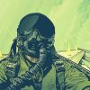 Illustration Fighter Pilot paint by numbers