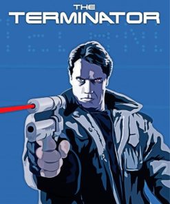 Illustration The Terminator paint by number